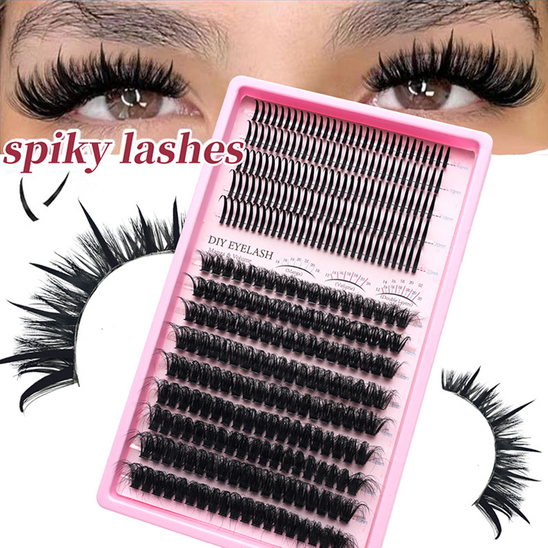 Eyelash Extension Mega Volume - Lash Clusters 80D/100D Spikes Eyelash Clusters