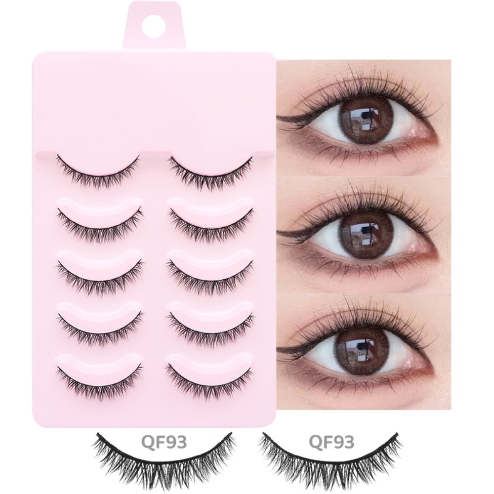 Eyelash Extension Anime Style - Popular 5 Pairs Manga Lashes Multiple