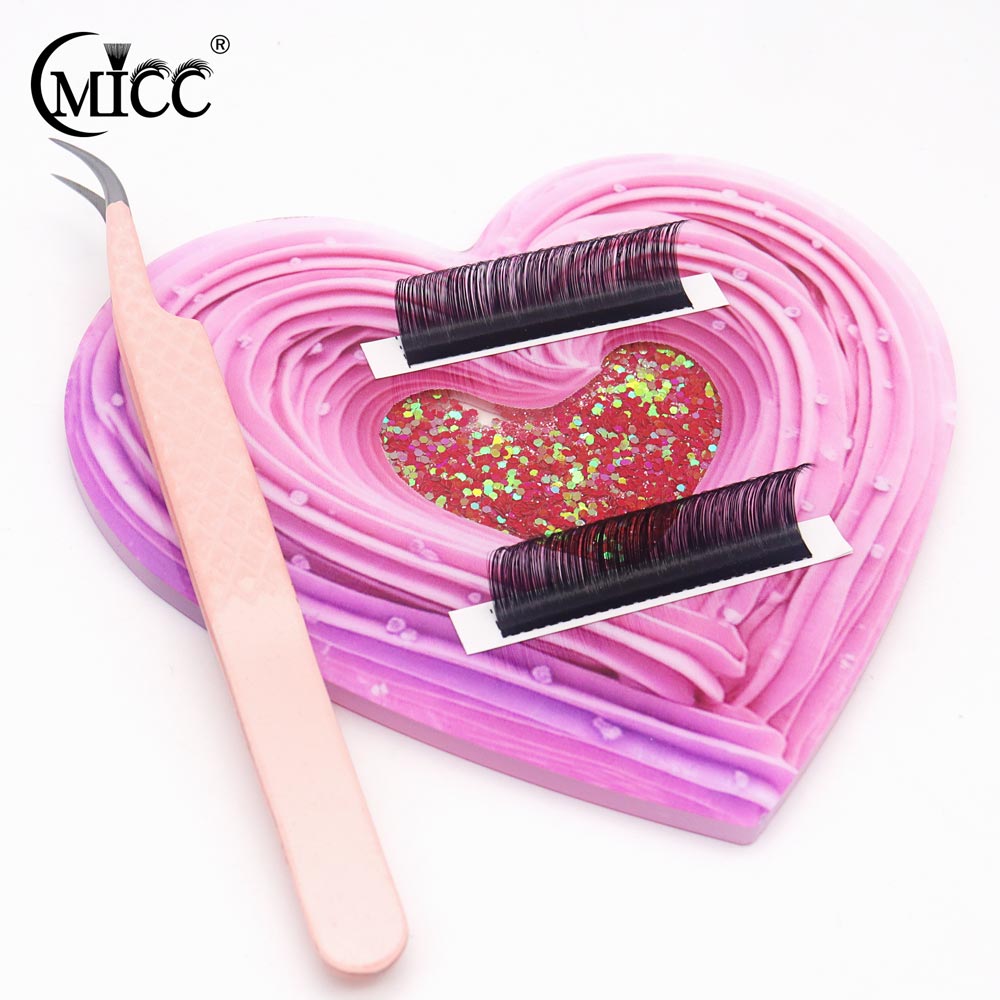 Eyelash Extension Menu - 3D Heart-shaped Bling Dynamic Liquid Quicksand