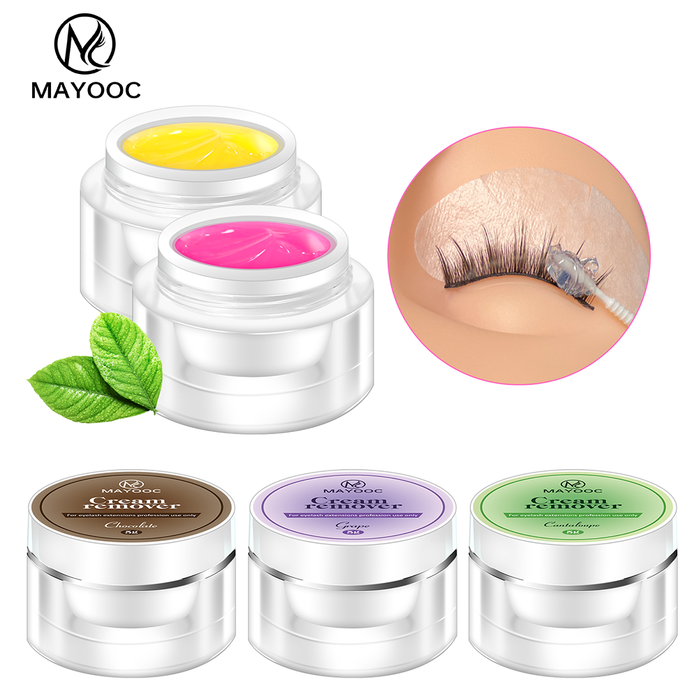Eyelash Extension Remover Gel - 5/15g Cream Lash Remover for Eyelash