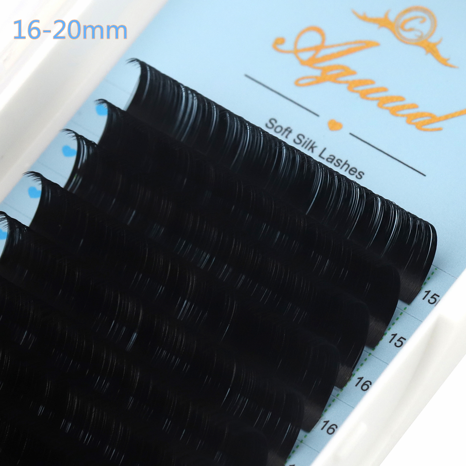 Individual Lash Tray - AGUUD 16 Rows Long 16-20mm Eyelashes