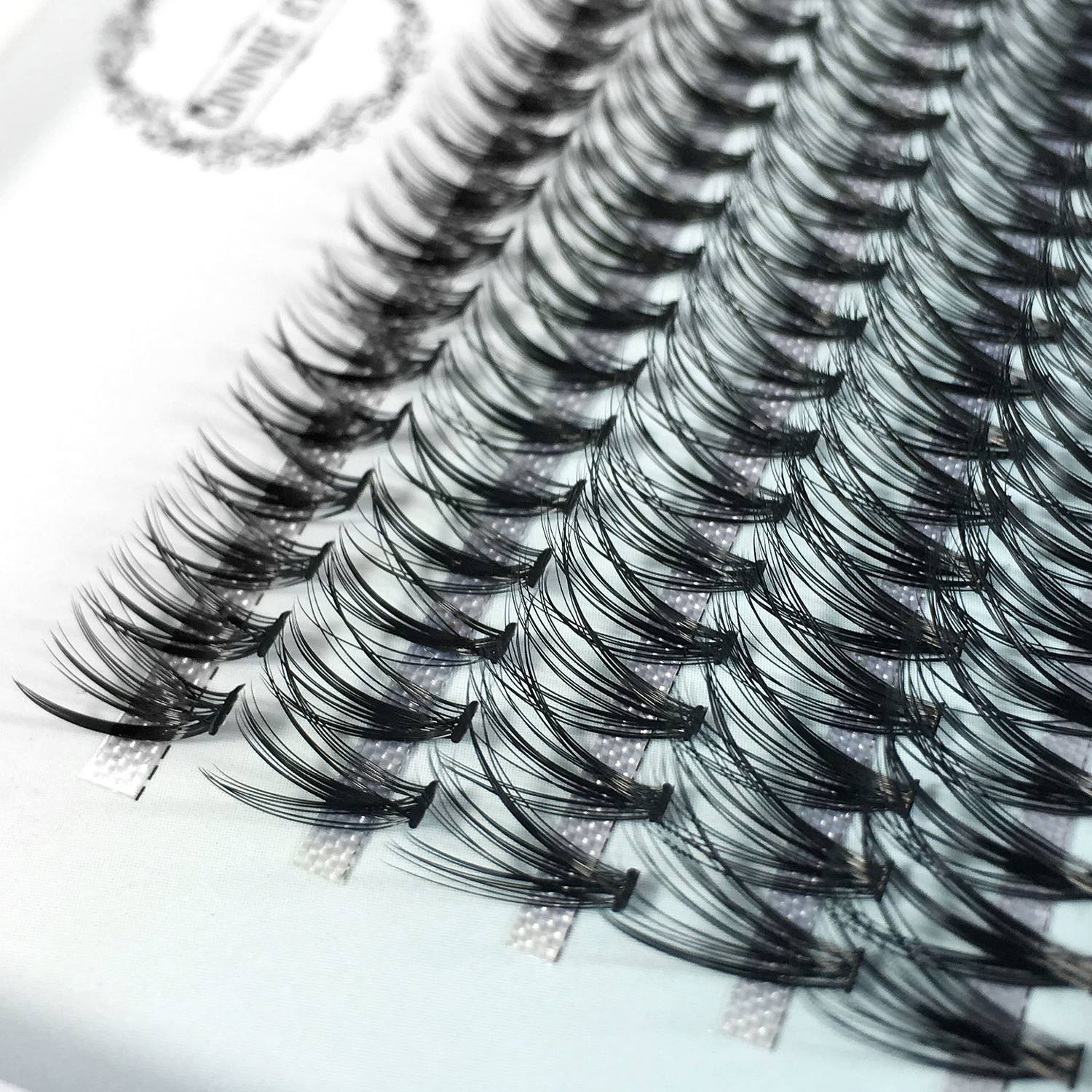 Eyelash Extension Logo Design - 60/100 Bundles Eyelash Extensions Individual Cluster