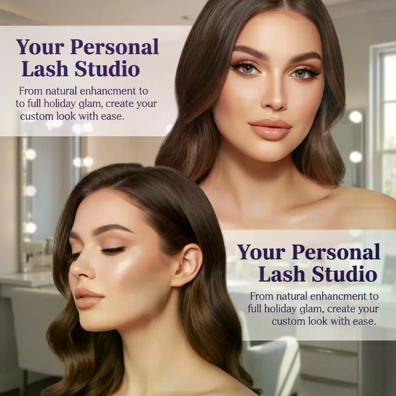 Individual Lash Tray - Lashes Cluster DIY Lash Extension Mixed