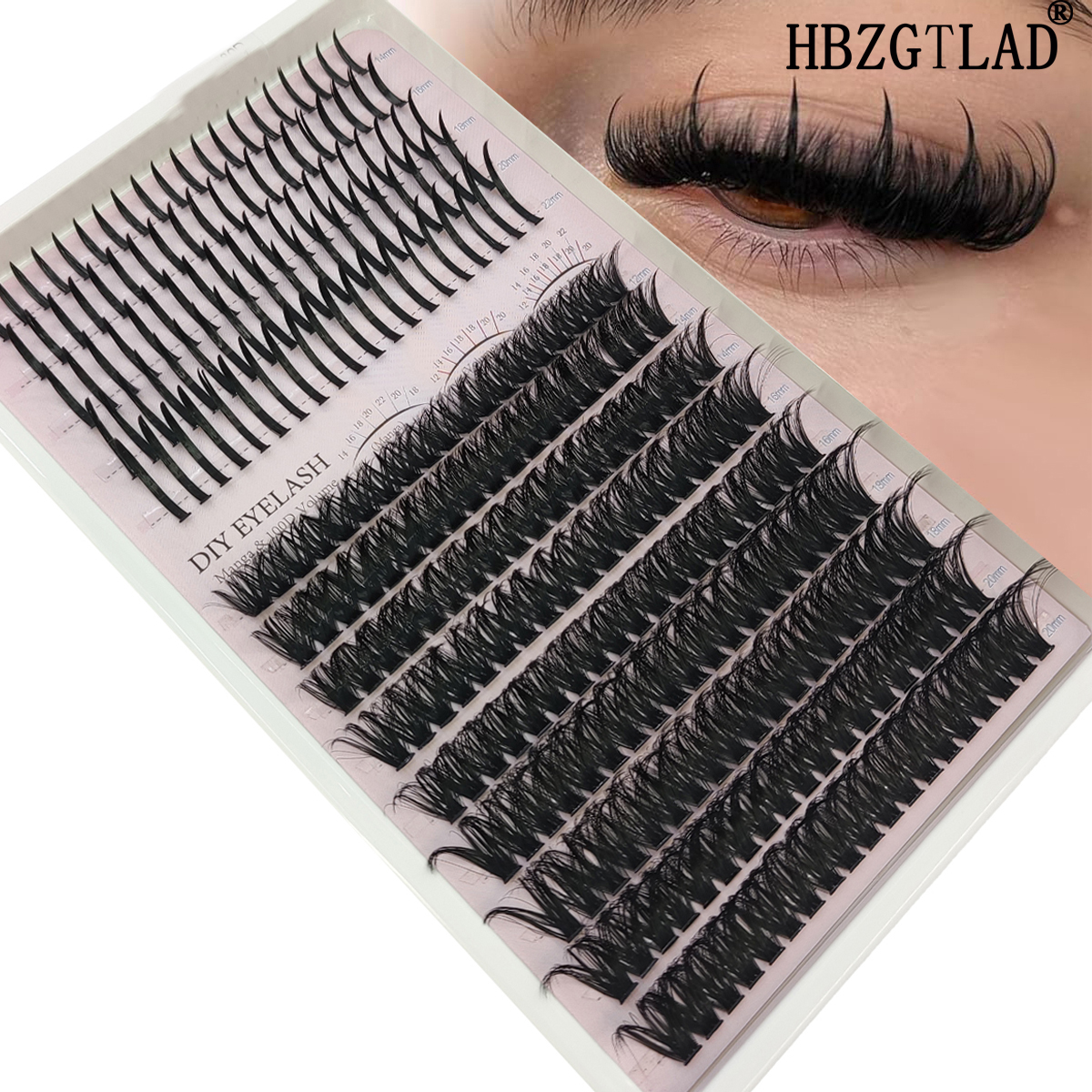 Eyelash Extension Doll Eye - New 80D 100D eyelash group manga