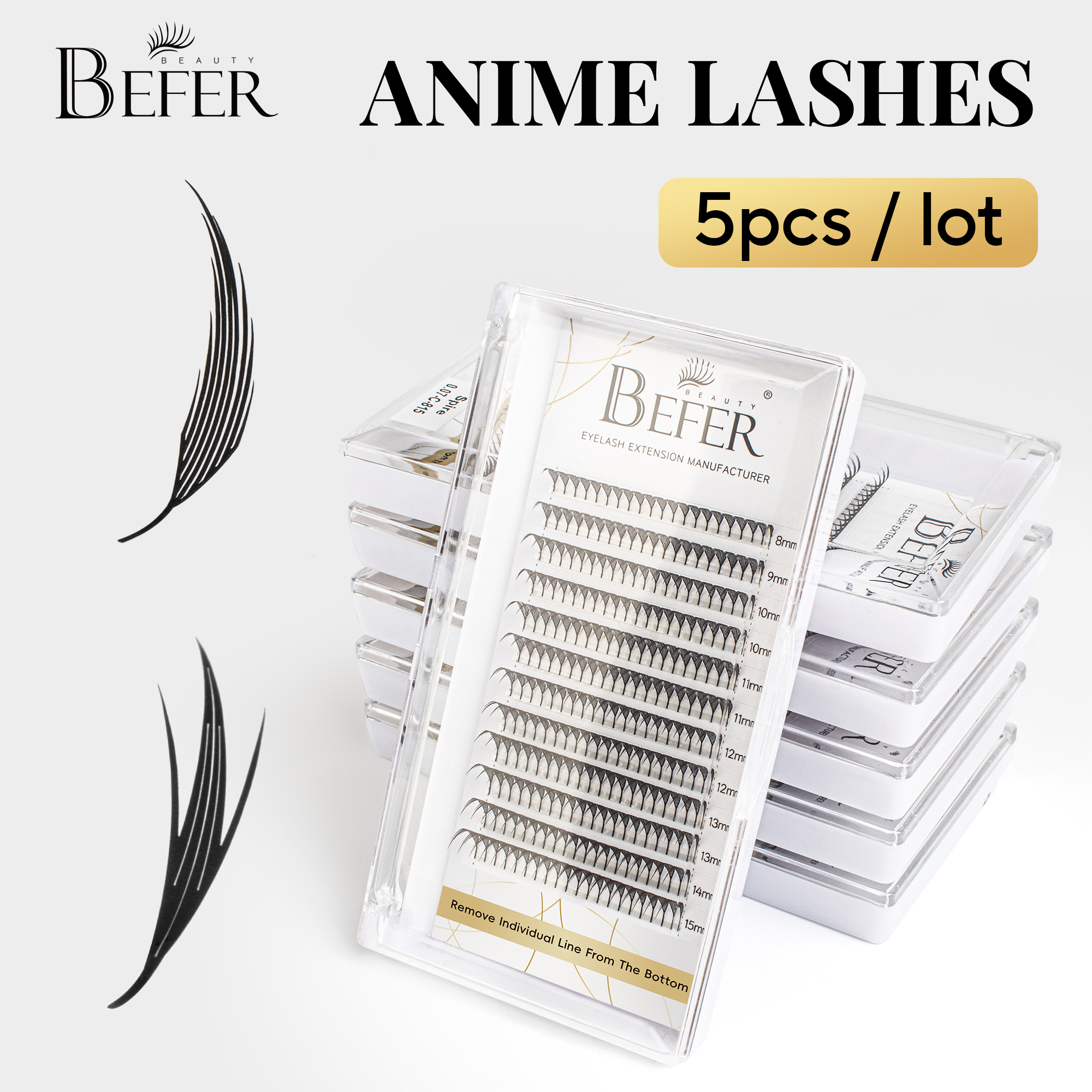 Eyelash Extension Anime Style - Befer Beauty Bulk Items Wholesale Anime