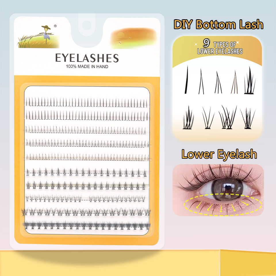 NEW 9 Styles DIY Lower Lash Cl - Eyelash Extension Anime Style avaliação e preço