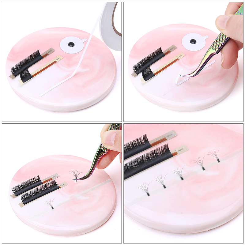 40m/Set Easy fan Tapes 3D Volu - Eyelash Extension Volume Lashes avaliação e preço