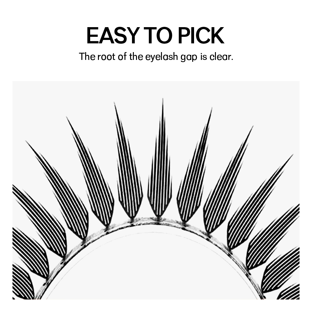 NATUHANA Narrow Spiky Premade  - Eyelash Extension Anime Style avaliação e preço