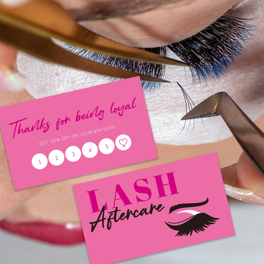 50pcs Shining Eyelash Business - Eyelash Extension Menu avaliação e preço