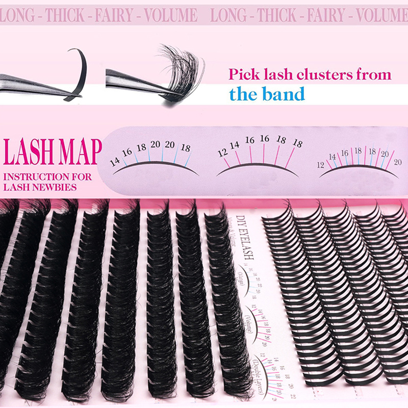 Lash Clusters 80D/100D Spikes  - Eyelash Extension Mega Volume avaliação e preço