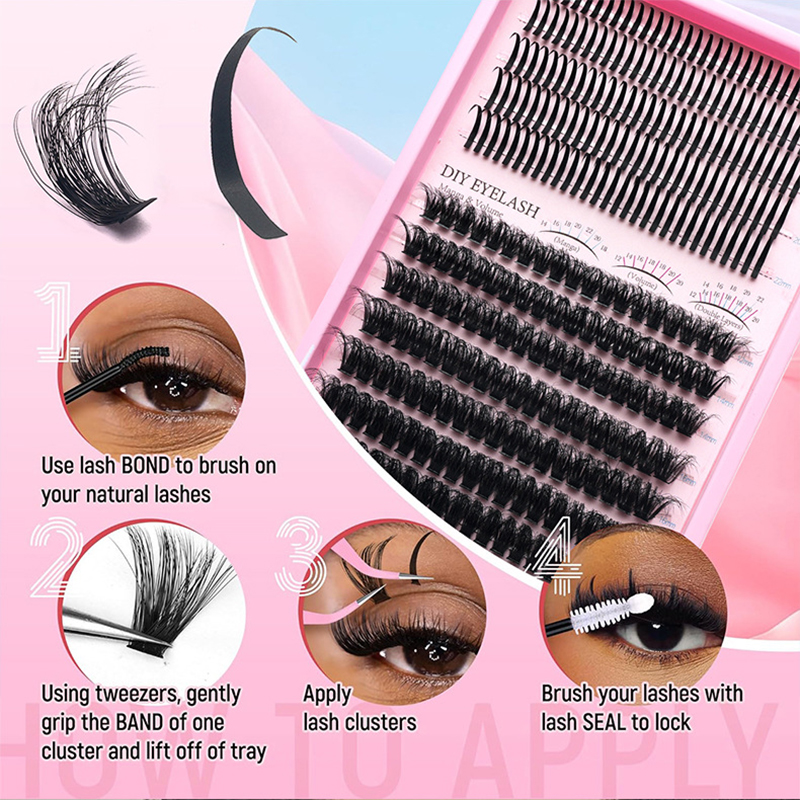 Lash Clusters 80D/100D Spikes  - Eyelash Extension Mega Volume avaliação e preço