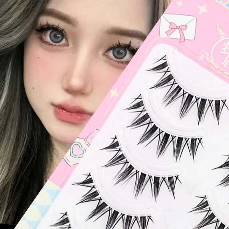 5-pair Manga Eye A Shaped Fals - Eyelash Extension Douyin avaliação e preço