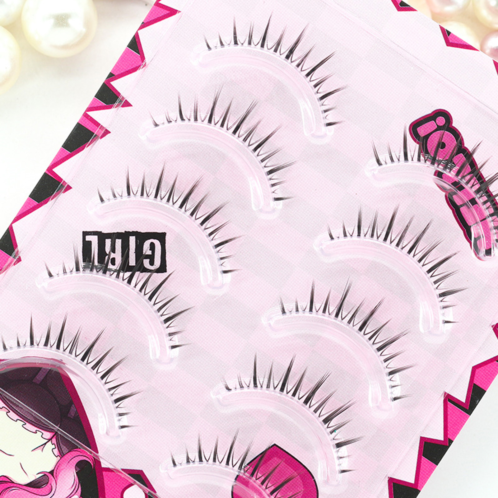 Natural Thick False Eyelashes  - Eyelash Extension Doll Eye avaliação e preço