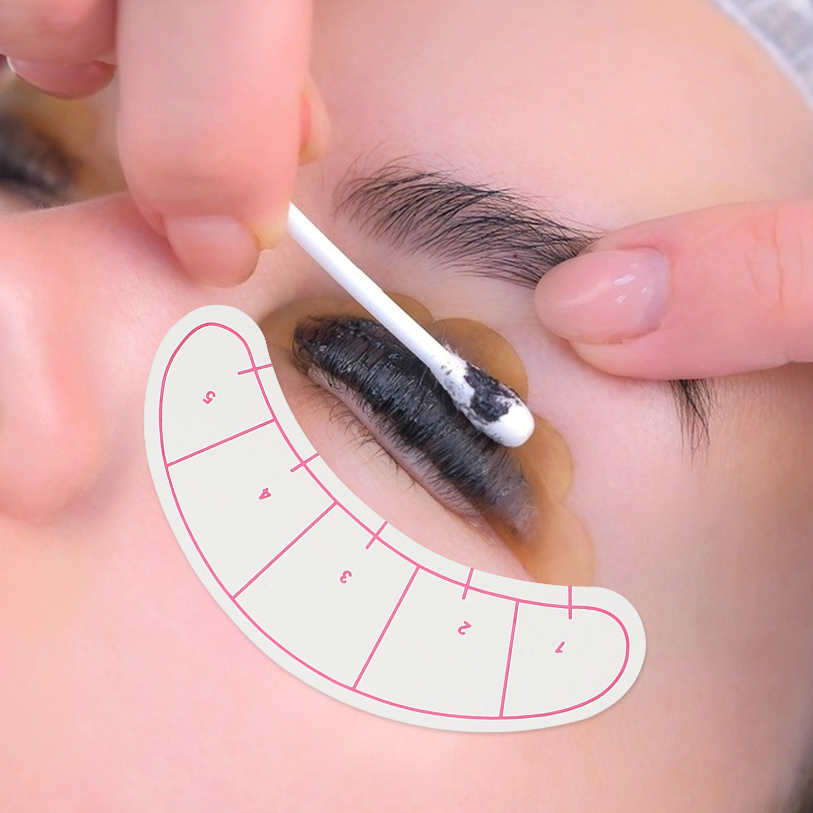 10 Sheets Eyelash Pad Under Ey - Lash Mapping Sticker avaliação e preço
