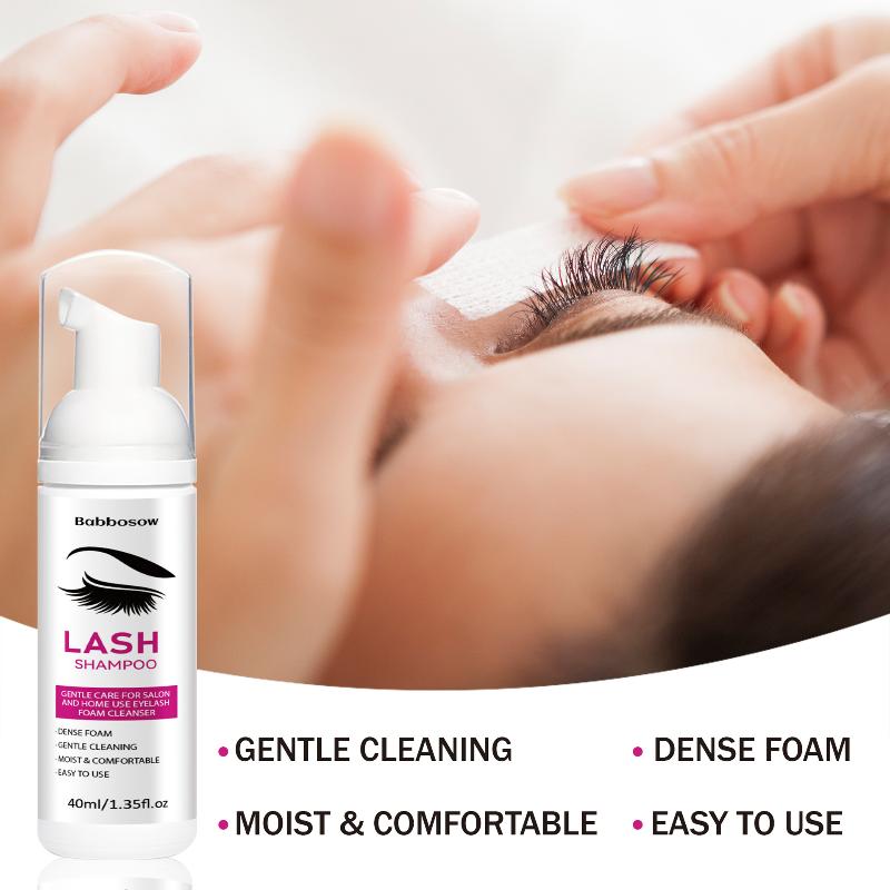 「40ml Eyelash Extension Shampo - Eyelash Extension Foam Cleanser avaliação e preço