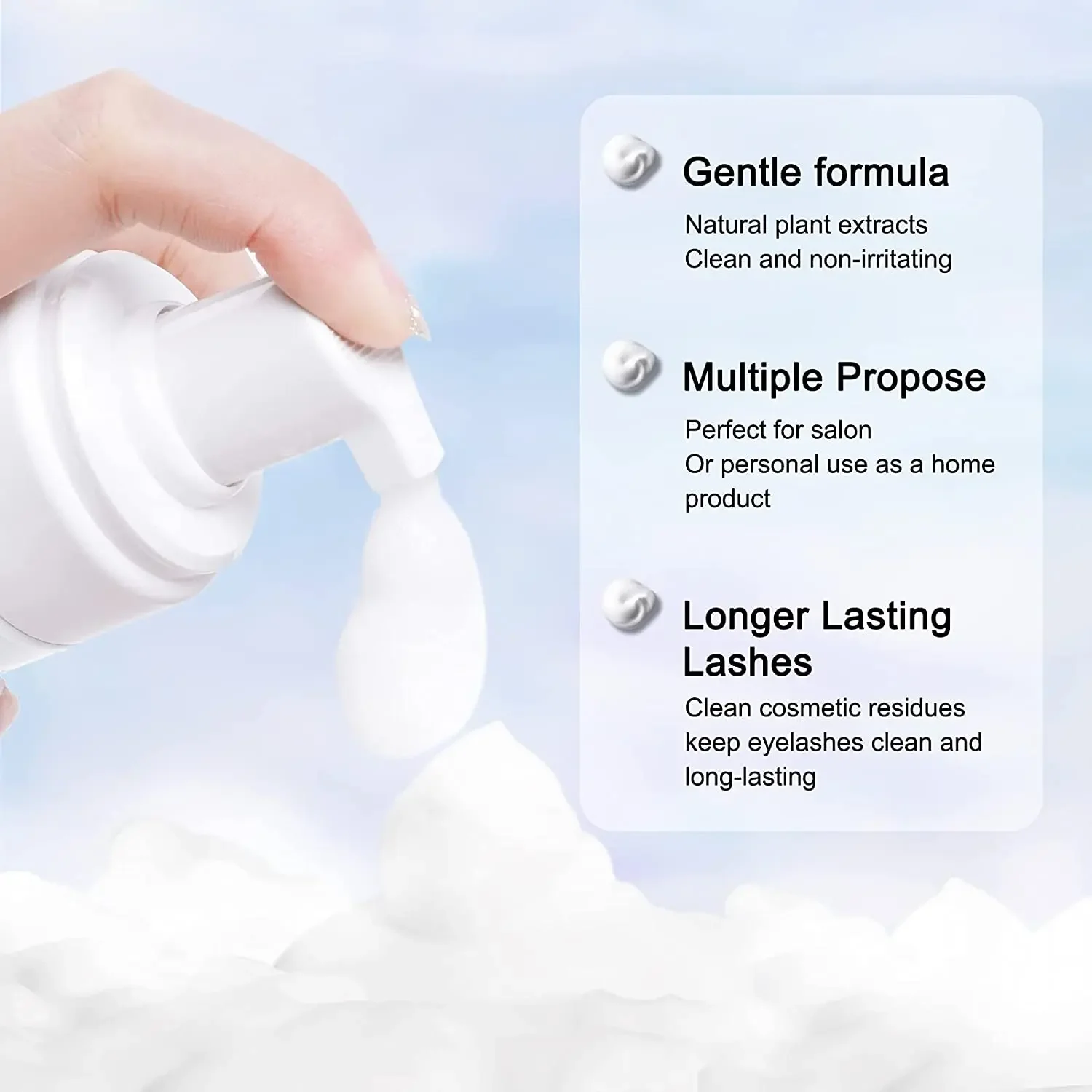 Lanthome Eyelash Extension Sha - Eyelash Extension Foam Cleanser avaliação e preço