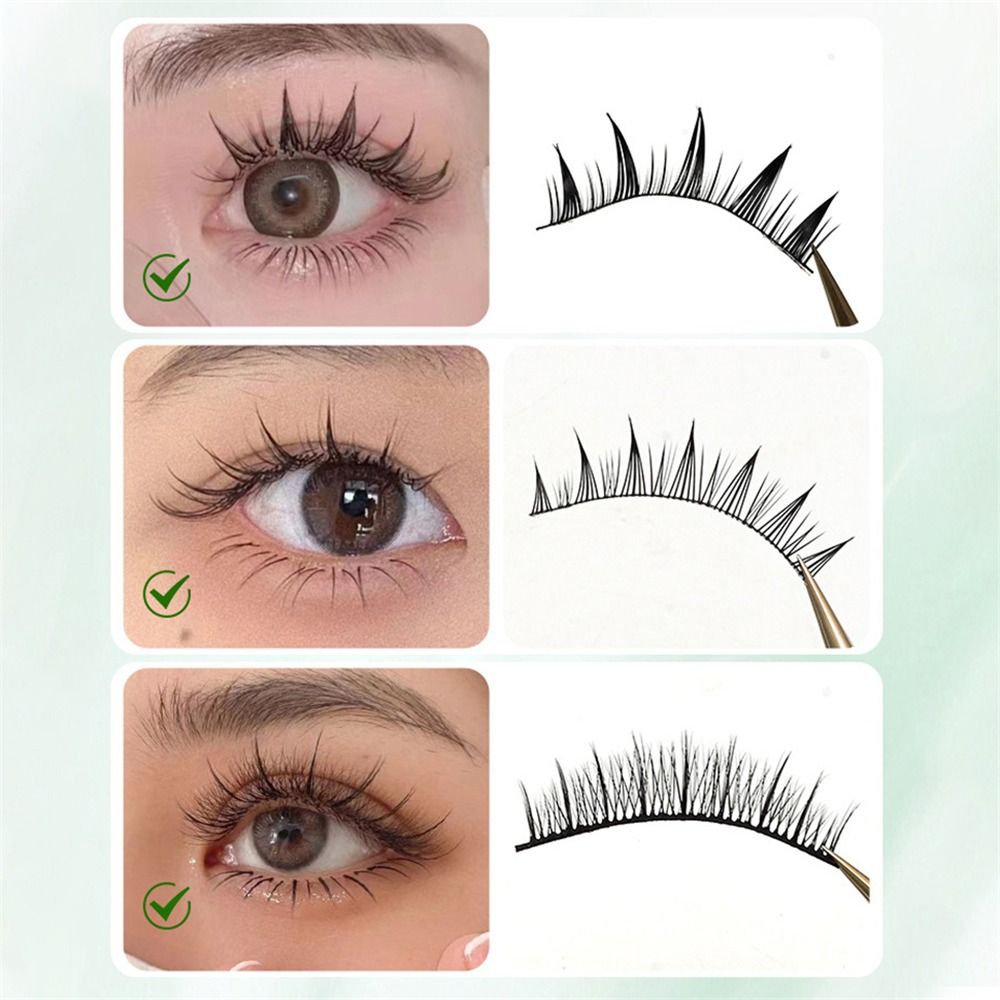 5/7 Pairs Fashion Natural Look - Eyelash Extension Anime Style avaliação e preço