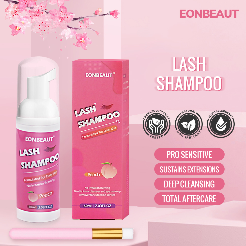 60ml Eyelash Extension Shampoo - Eyelash Extension Foam Cleanser avaliação e preço