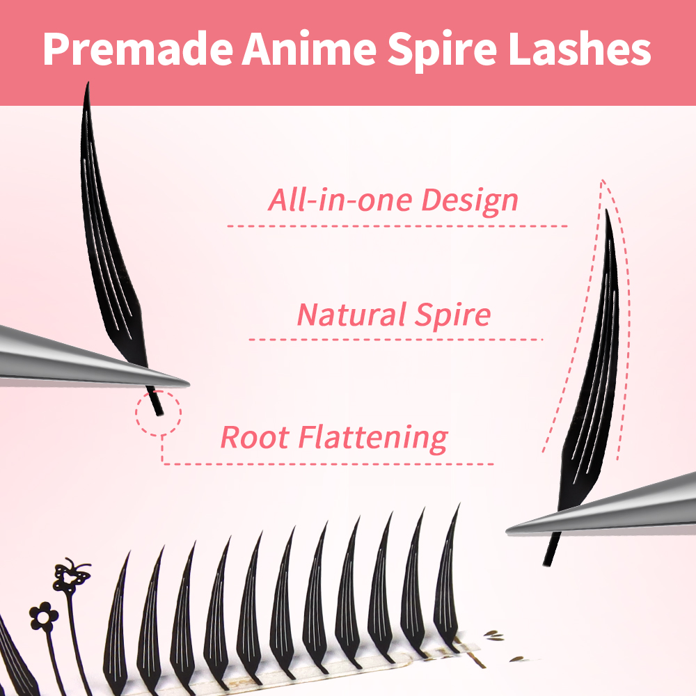 JEMEDO Fox Style Lashes Flying - Eyelash Extension Anime Style avaliação e preço