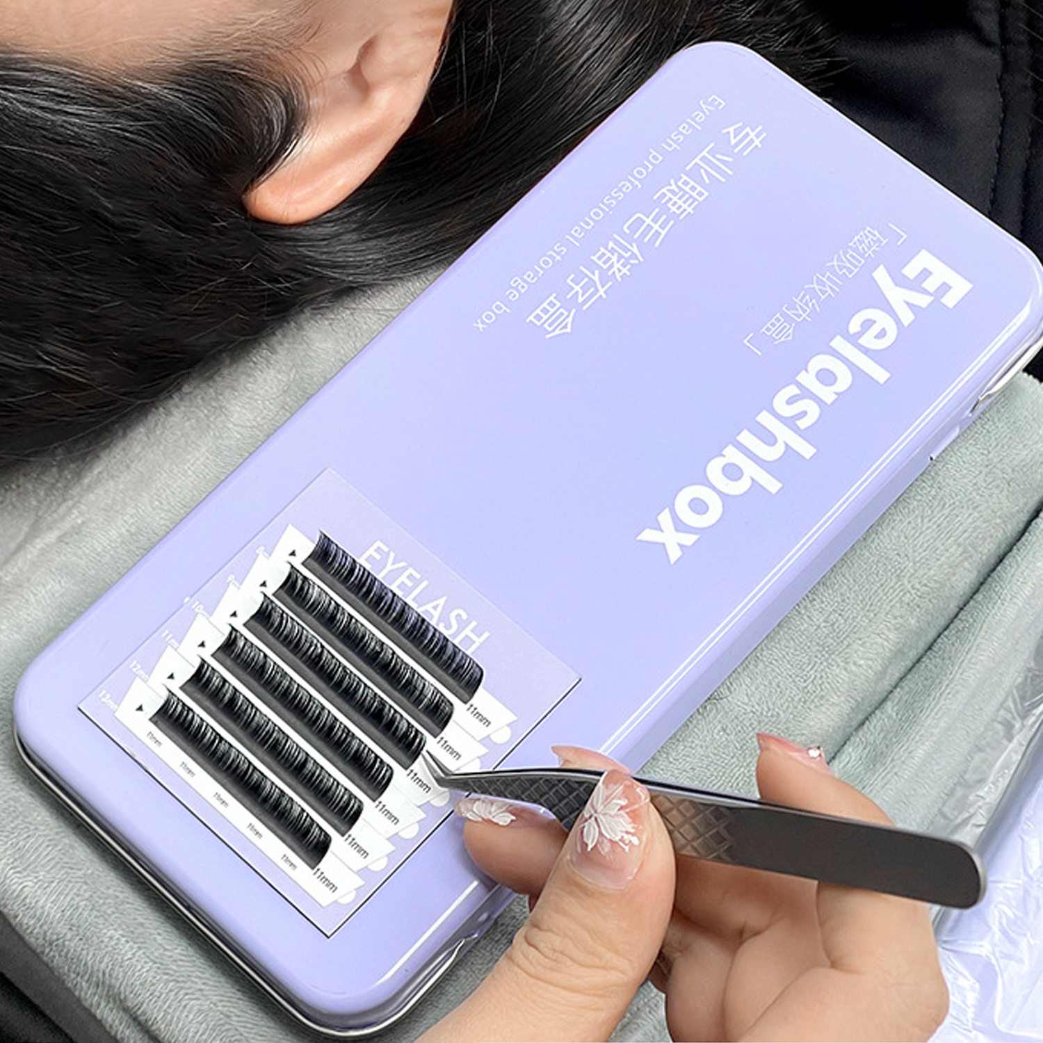Women Magnetic Storage Box for - Eyelash Extension Menu avaliação e preço