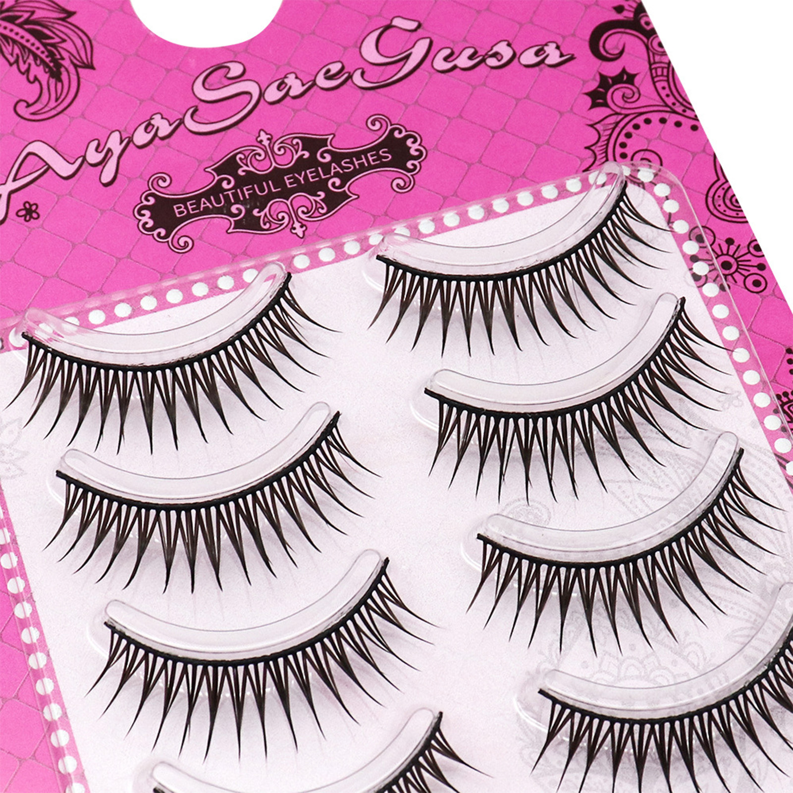5 Pair One-Piece False Eyelash - Eyelash Extension Doll Eye avaliação e preço