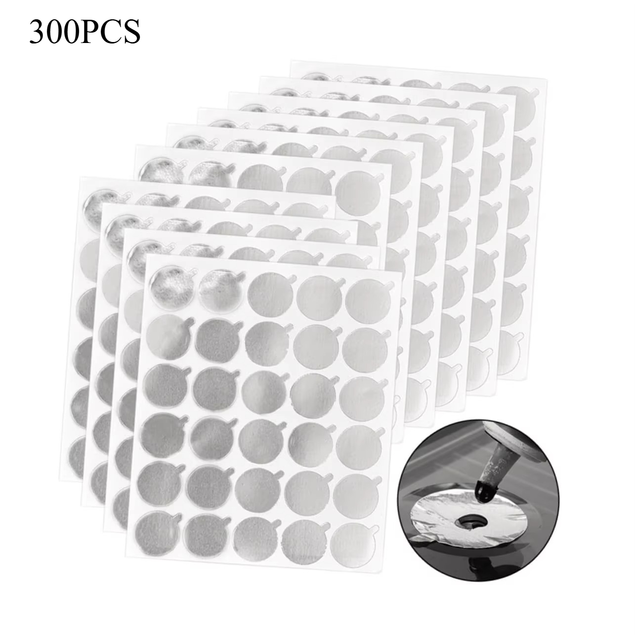 300pcs Foil Sticker Pads(10 Sh - Eyelash Extension Menu avaliação e preço