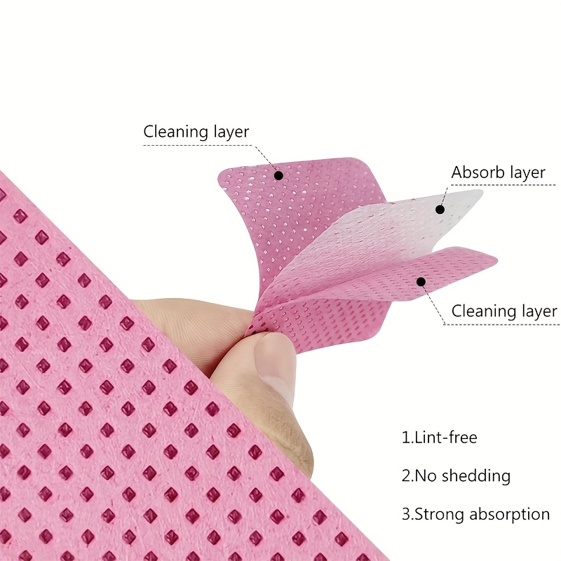 50 Pieces of Velvet-Free Nail  - Eyelash Extension Remover Gel avaliação e preço