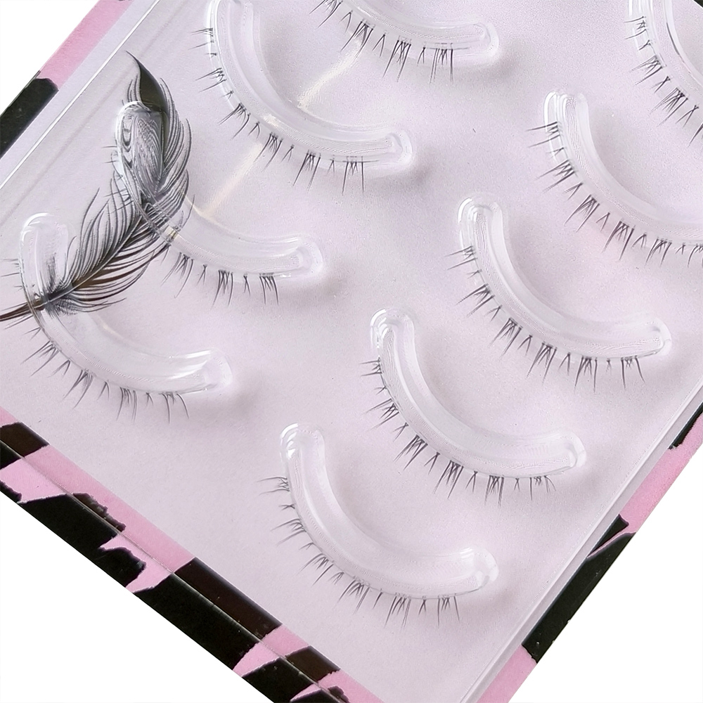 5 Pair Clear Band Lower Eyelas - Eyelash Extension Douyin avaliação e preço