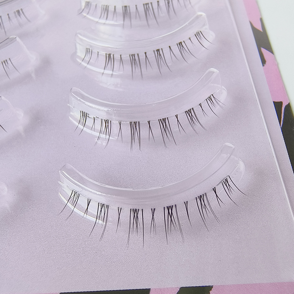 5 Pair Clear Band Lower Eyelas - Eyelash Extension Douyin avaliação e preço