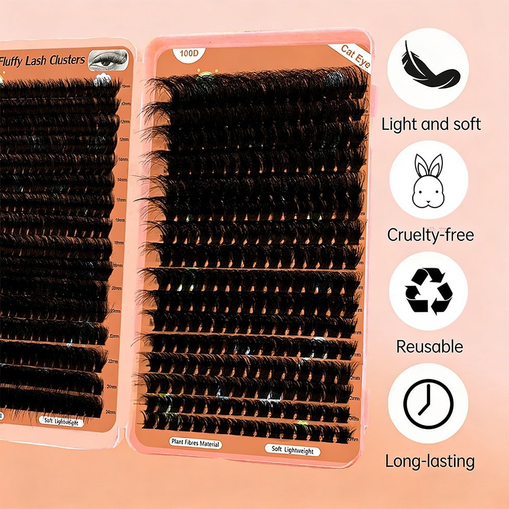 Reusable Lashes D Curl False E - Eyelash Extension Mega Volume avaliação e preço