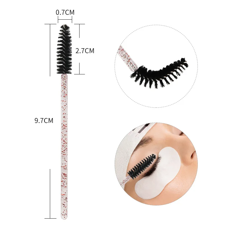 50pcs Eyelash Brushes Mascara  - Eyelash Extension Wholesale avaliação e preço