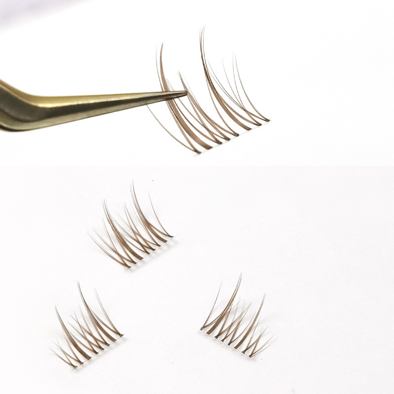 Sunflower Lashes Brown Manga F - Eyelash Extension Douyin avaliação e preço
