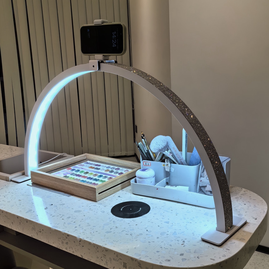 Beauty Salon Half Moon Lamp wi - Eyelash Extension Led avaliação e preço