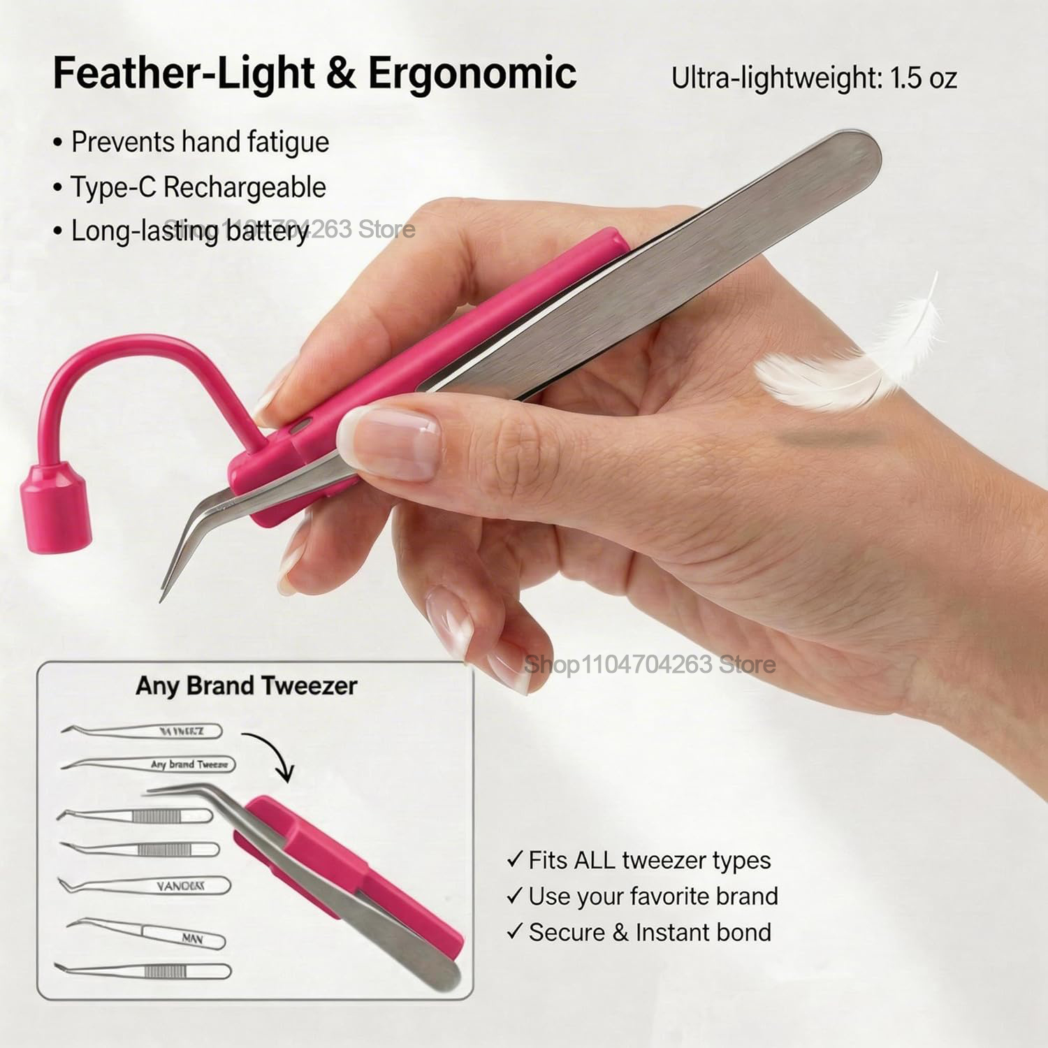 Mini UV Lash Light 180° Rotati - Eyelash Extension Led avaliação e preço