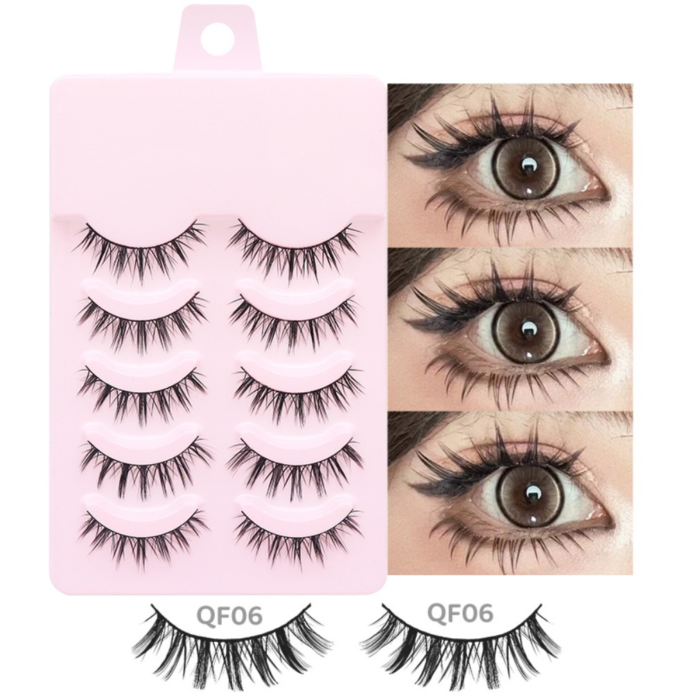 Popular 5 Pairs Manga Lashes M - Eyelash Extension Anime Style avaliação e preço