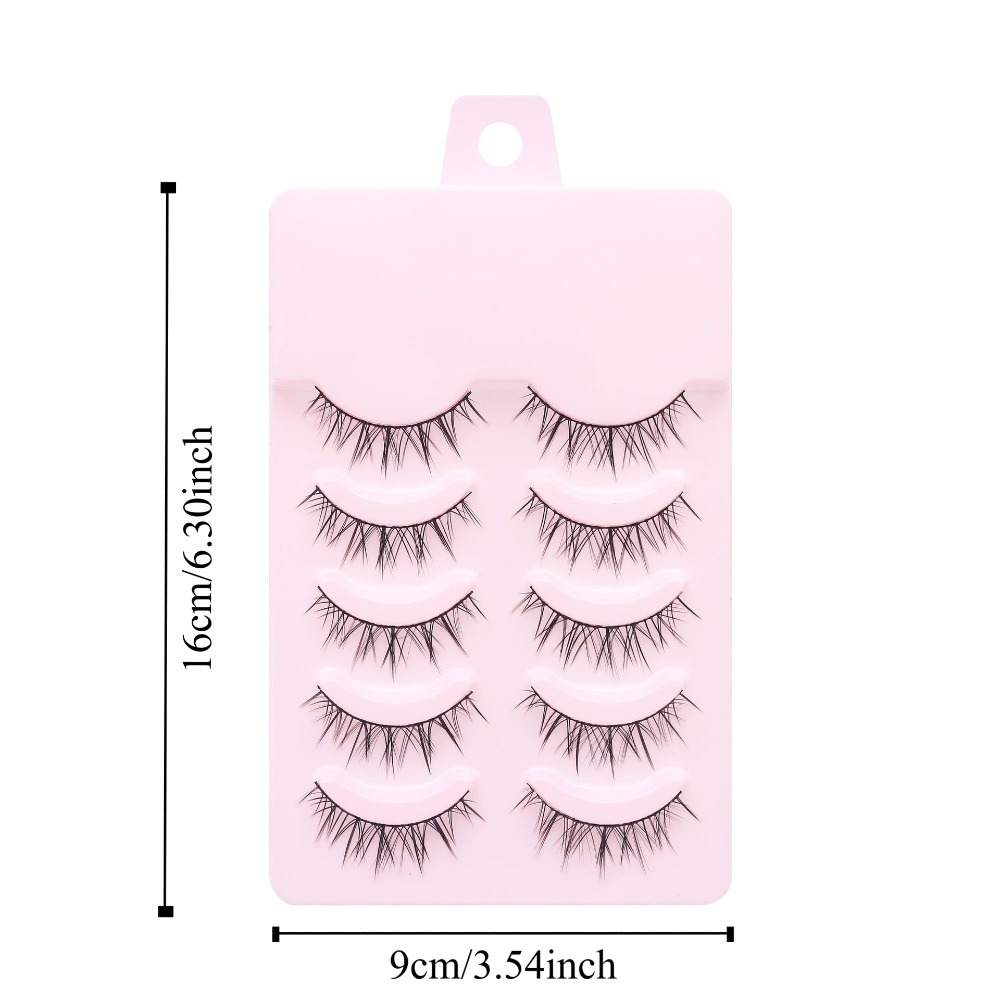 Popular 5 Pairs Manga Lashes M - Eyelash Extension Anime Style avaliação e preço