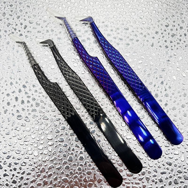 2pcs/set False Lash Tweezers F - Eyelash Extension Mega Volume avaliação e preço