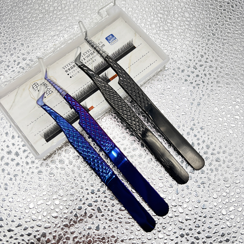 2pcs/set False Lash Tweezers F - Eyelash Extension Mega Volume avaliação e preço