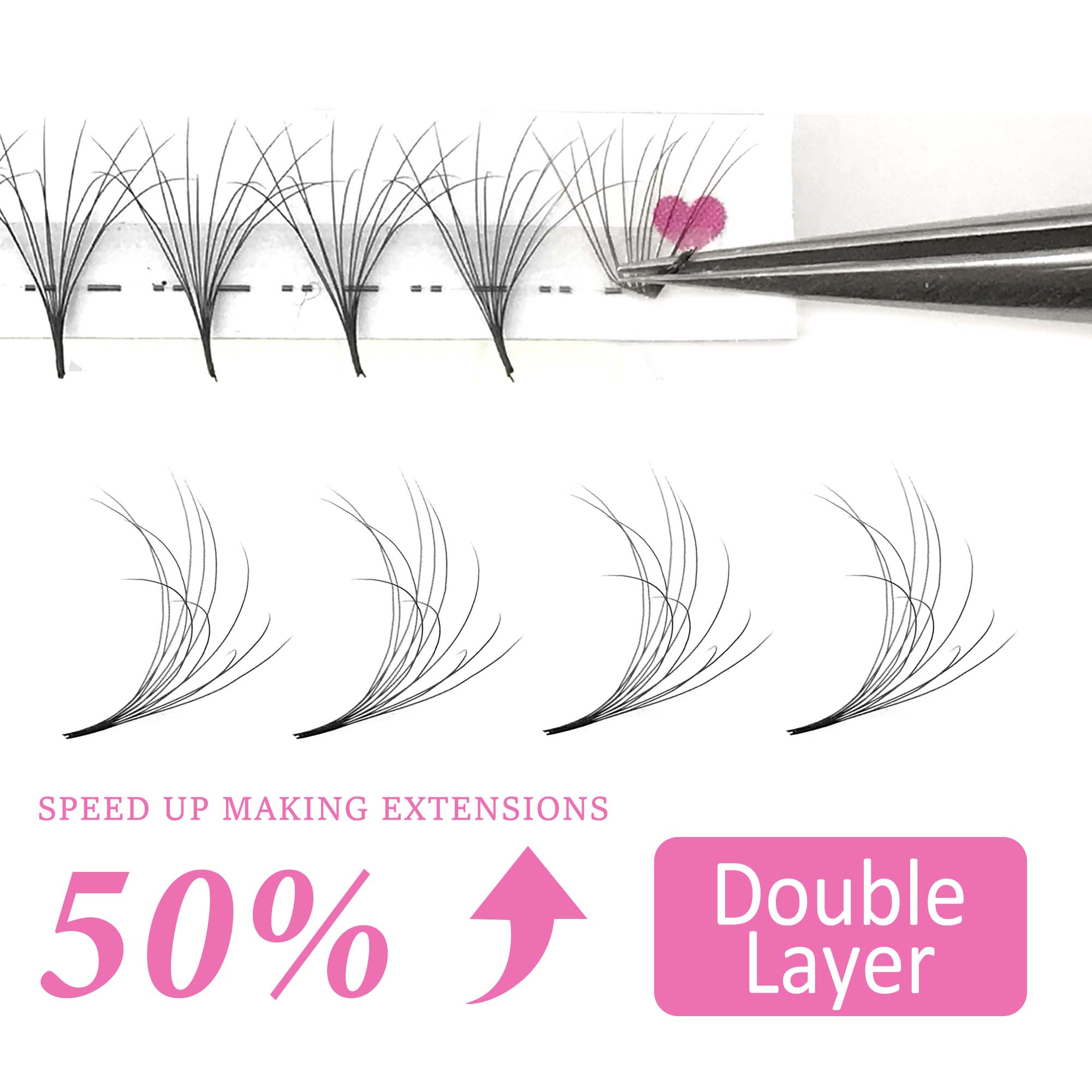 CoMango Double-Layer Fluffy Pr - Eyelash Extension Mega Volume avaliação e preço