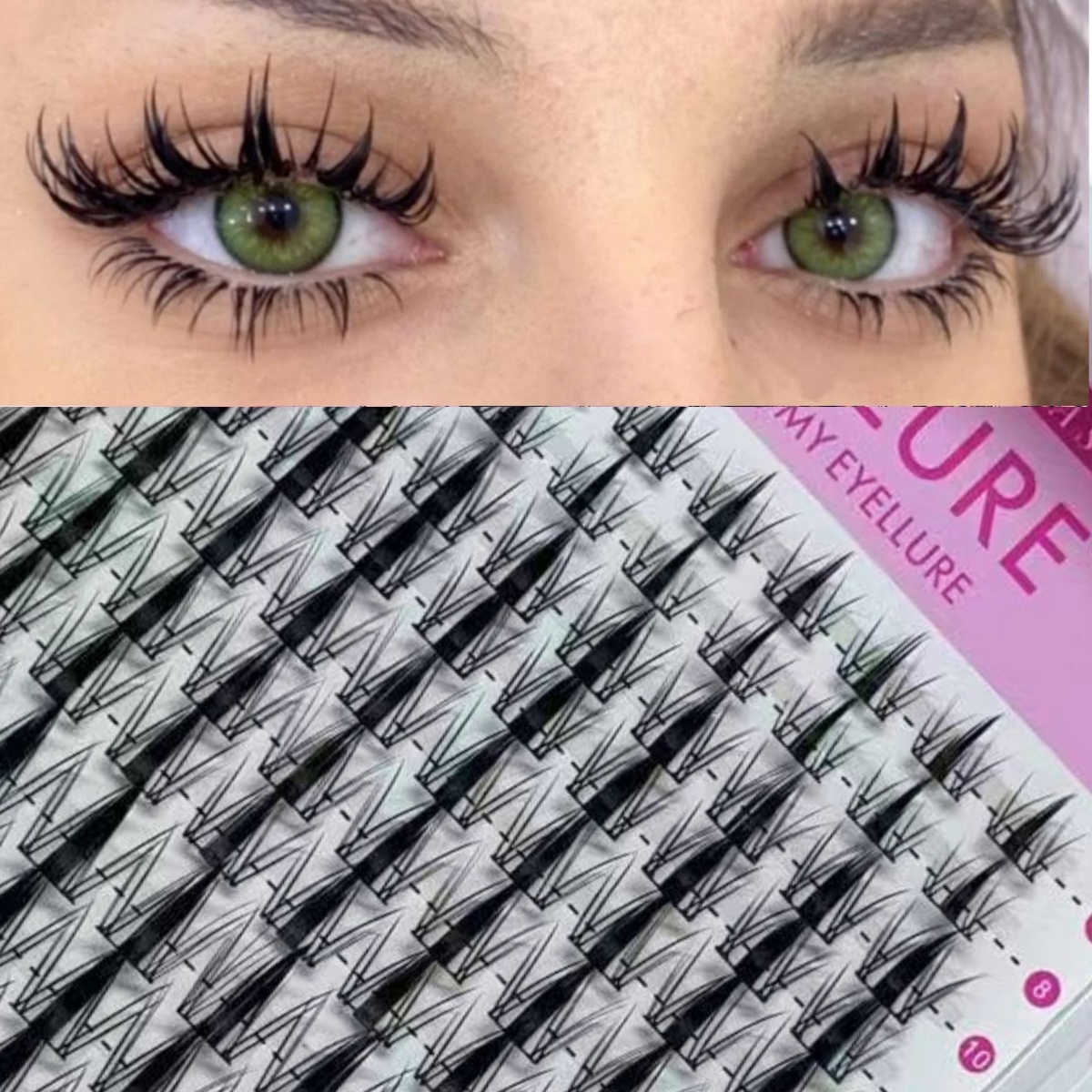 WINKLURE Manga Lash Clusters K - Individual Lash Tray avaliação e preço