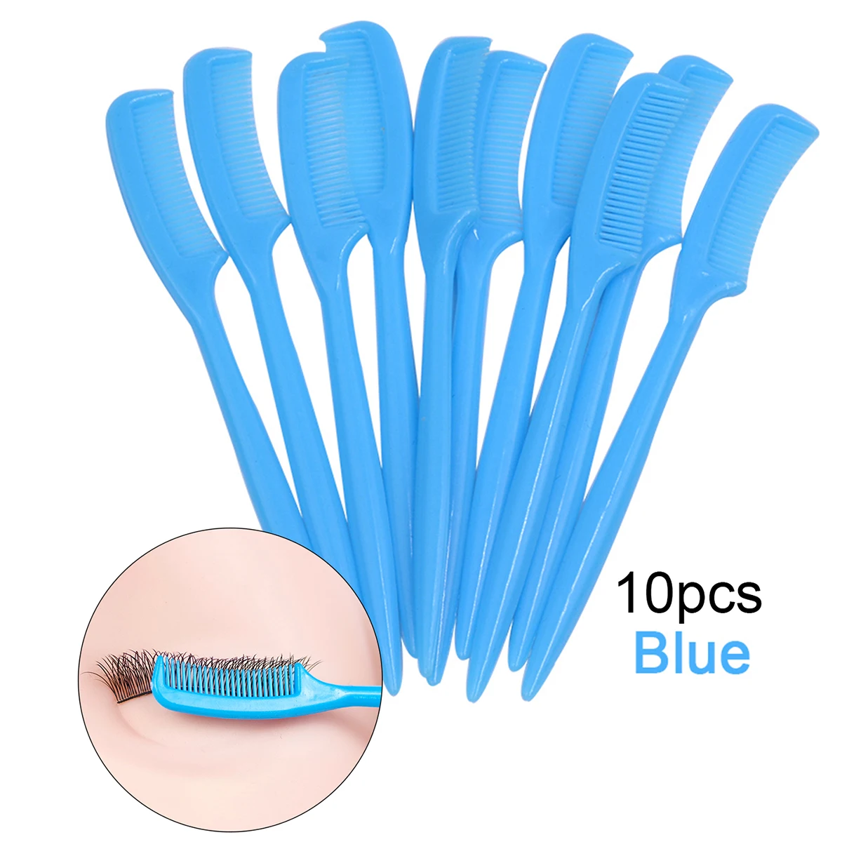10Pcs Mini Eyelash Combs Small - Eyelash Extension Doll Eye avaliação e preço