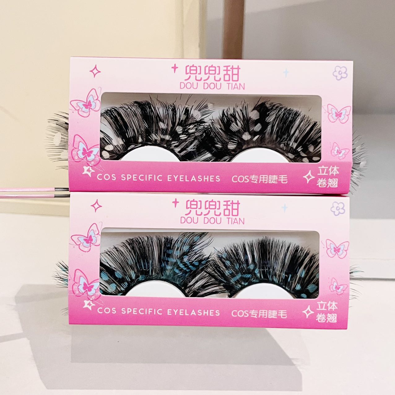 Doudoutian Butterfly Cluster E - Eyelash Extension Douyin avaliação e preço