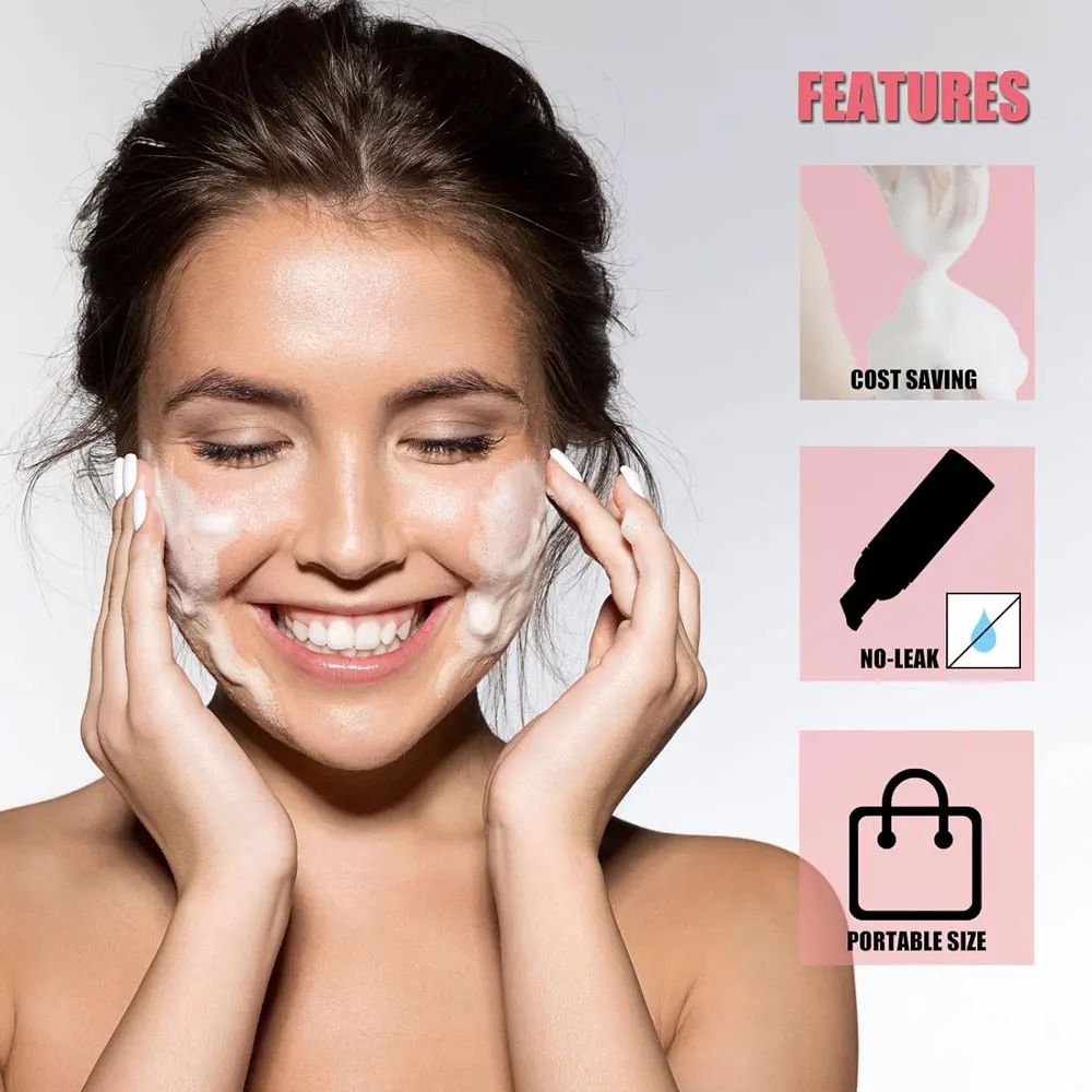 20/40PCS Suit 60ML Empty Pump  - Eyelash Extension Foam Cleanser avaliação e preço