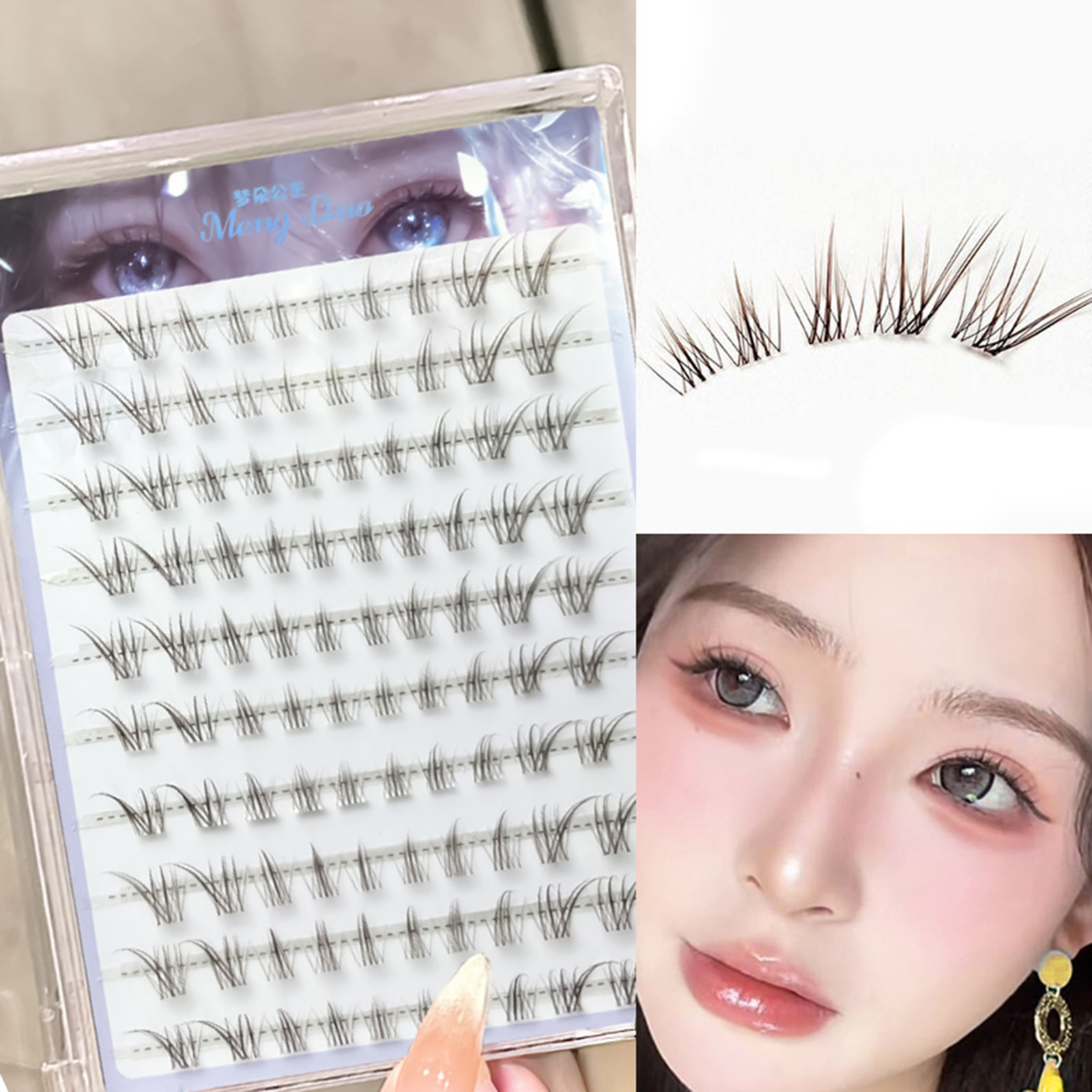 No Glue Fox-style Eyelashes Na - Eyelash Extension Anime Style avaliação e preço