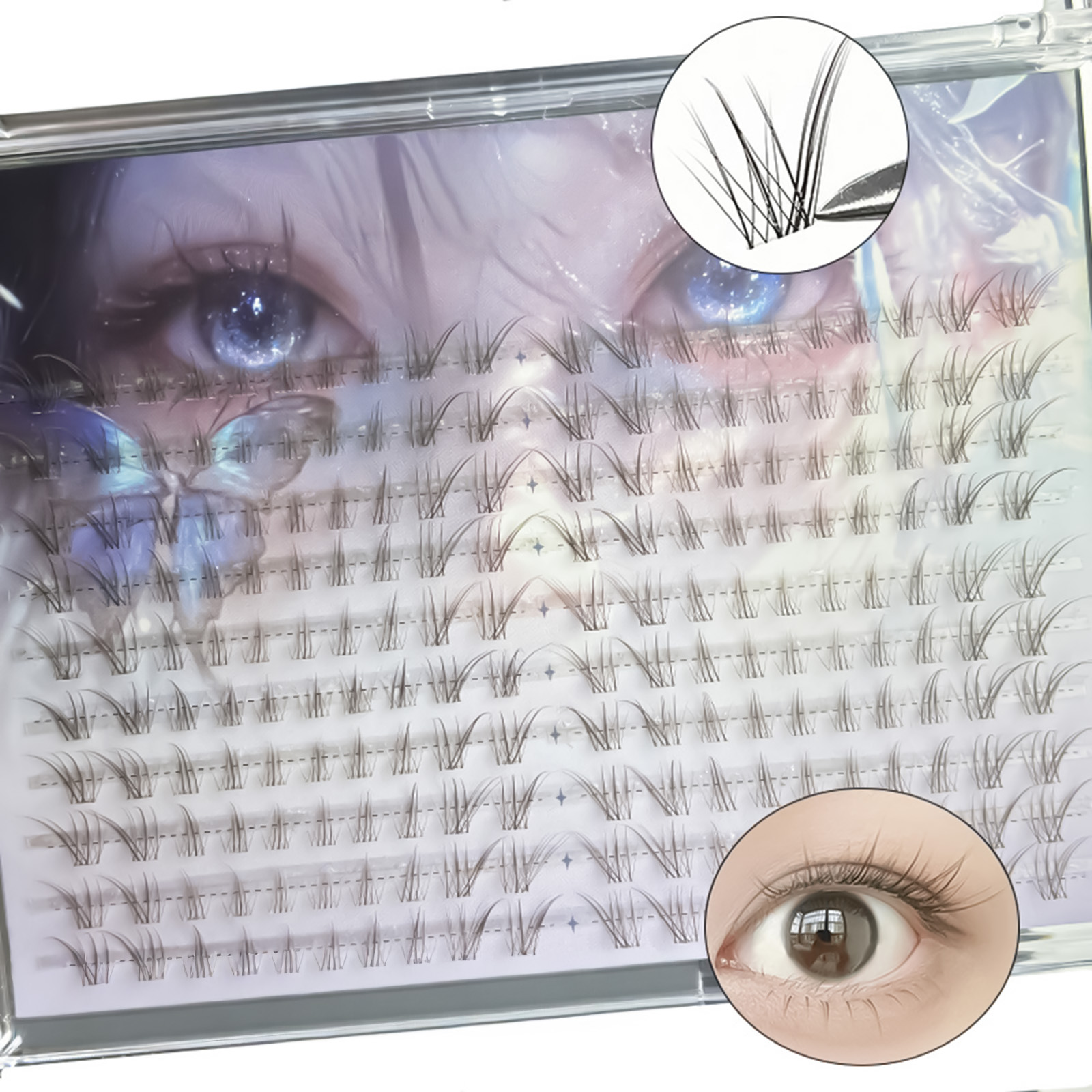 No Glue Fox-style Eyelashes Na - Eyelash Extension Anime Style avaliação e preço