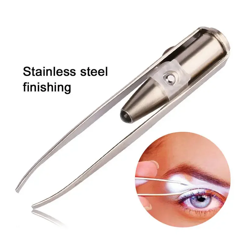 1/3Pcs Led Eyebrow Tweezers St - Eyelash Extension Led avaliação e preço