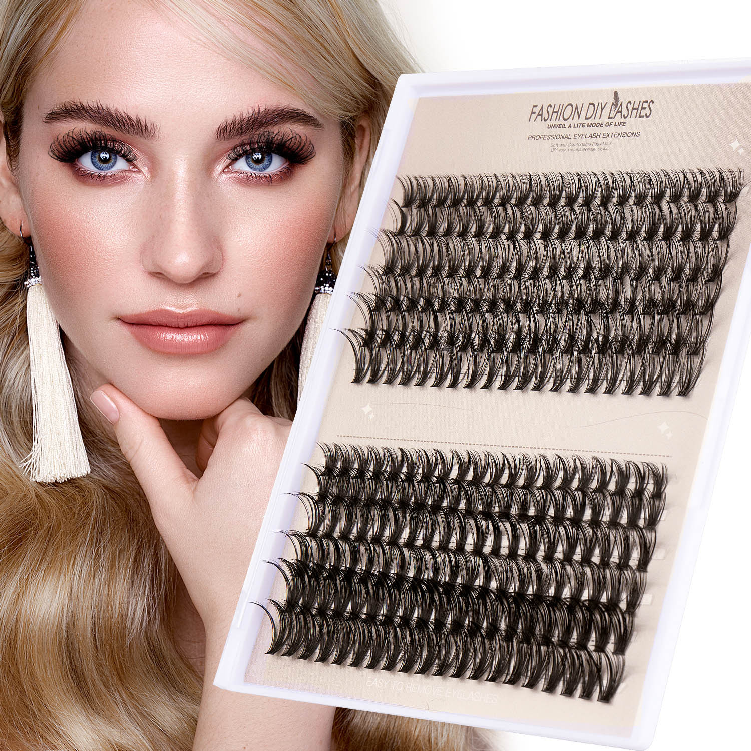 DIY Clusters Lashes, Split Las - Eyelash Extension Options avaliação e preço
