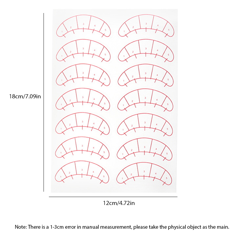 70/140 Pairs Lash Mapping Stic - Lash Mapping Sticker avaliação e preço