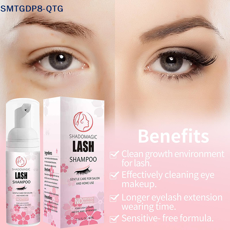 HOT! Fast Cleaning Lash Shampo - Eyelash Extension Foam Cleanser avaliação e preço