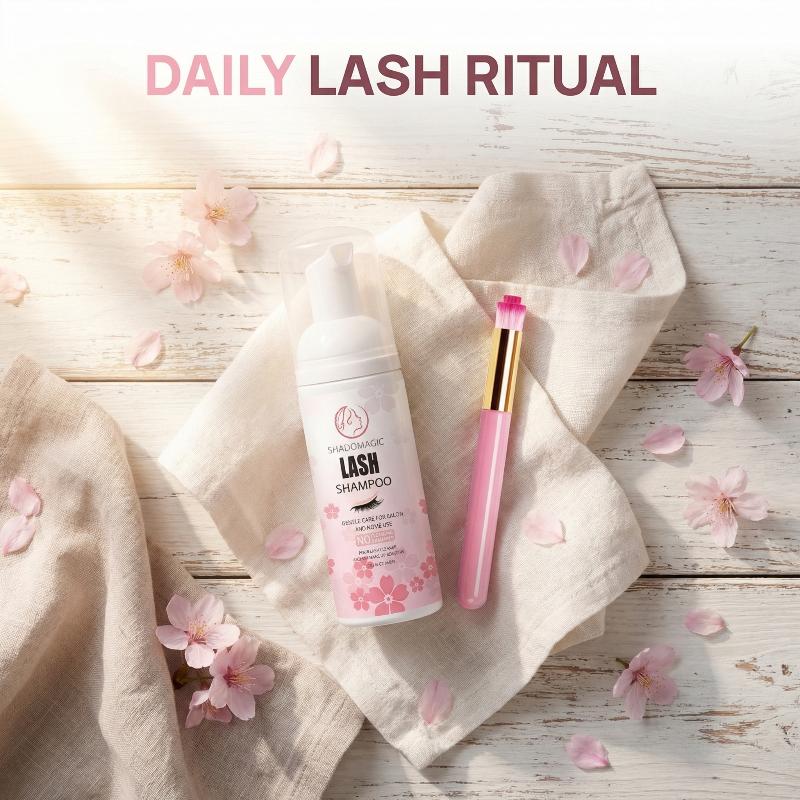 HOT! Fast Cleaning Lash Shampo - Eyelash Extension Foam Cleanser avaliação e preço